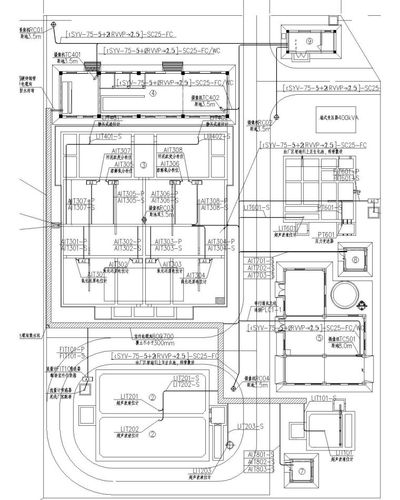 某4000方mbr工艺水厂电气施工图